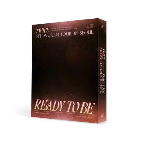 TWICE 5TH WORLD TOUR - READY TO BE IN SEOUL DVD - Pig Rabbit Shop Kpop store Spain