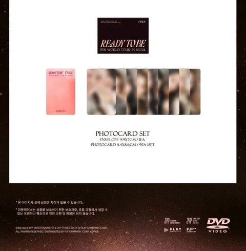 TWICE 5TH WORLD TOUR - READY TO BE IN SEOUL DVD - Pig Rabbit Shop Kpop store Spain
