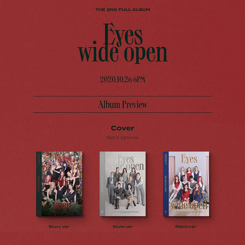 TWICE Album Vol.2 - Eyes wide open - Pig Rabbit Shop Kpop store Spain