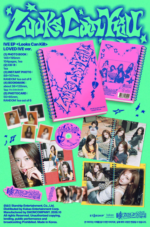 [PREORDER] IVE - Looks Can Kill (LOVED IVE Ver.) (Limited Edition)
