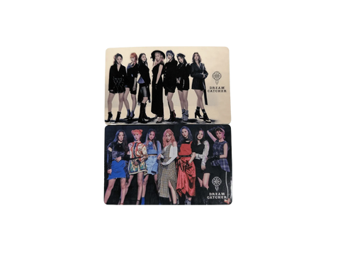 [unofficial/Fanmade]PHOTOCARD DREAMCATCHER GROUP DOUBLE SIDE - Pig Rabbit Shop Kpop store Spain
