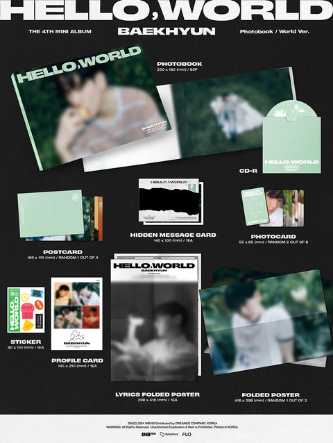 BAEKHYUN 4th Mini Album - Hello,World (Photobook Ver.)