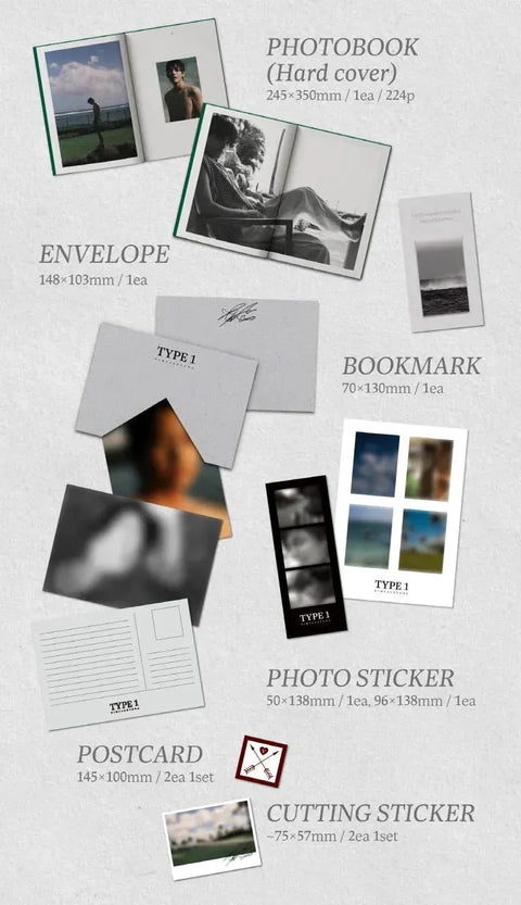 V - TYPE 1 (HARD COVER) - Pig Rabbit Shop Kpop store Spain