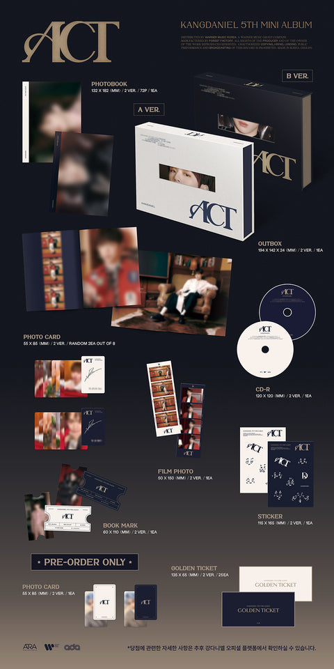 KANGDANIEL 5th Mini Album - ACT