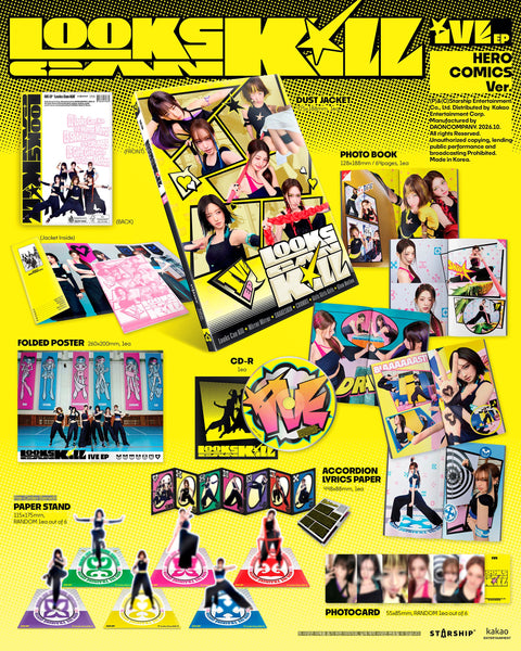 [PREORDER] IVE - Looks Can Kill (HERO COMICS Ver.)