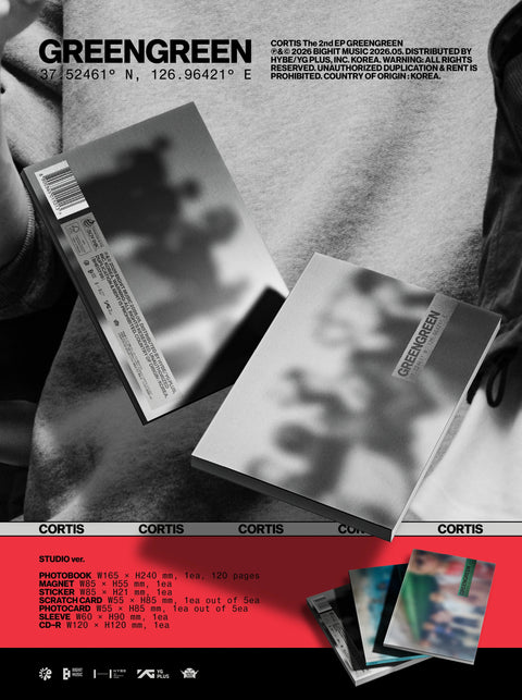 [RESERVA] CORTIS 2nd EP Album - GREENGREEN. CORTIS K-pop