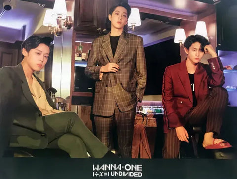 WANNA ONE - 1÷Χ=1 (UNDIVIDED) POSTER - Pig Rabbit Shop Kpop store Spain