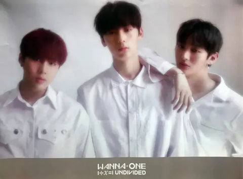 WANNA ONE - 1÷Χ=1 (UNDIVIDED) POSTER - Pig Rabbit Shop Kpop store Spain