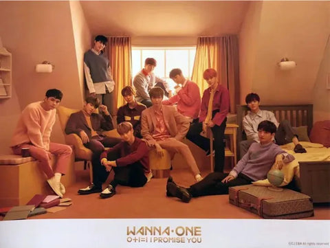WANNA ONE - I PROMISE YOU (POSTER) - Pig Rabbit Shop Kpop store Spain