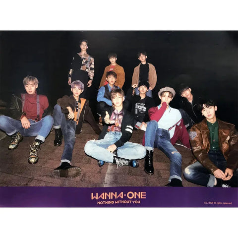 WANNA ONE - NOTHING WITHOUT YOU (POSTER) - Pig Rabbit Shop Kpop store Spain