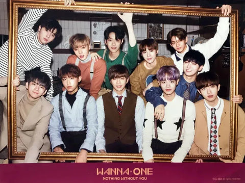 WANNA ONE - NOTHING WITHOUT YOU (POSTER) - Pig Rabbit Shop Kpop store Spain