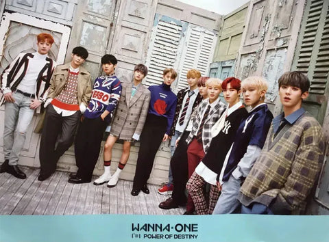 WANNA ONE - POWER OF DESTINY (POSTER) - Pig Rabbit Shop Kpop store Spain