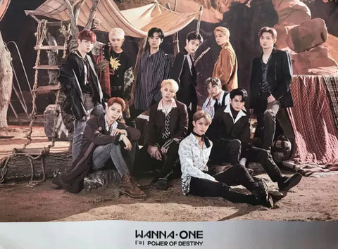 WANNA ONE - POWER OF DESTINY (POSTER) - Pig Rabbit Shop Kpop store Spain