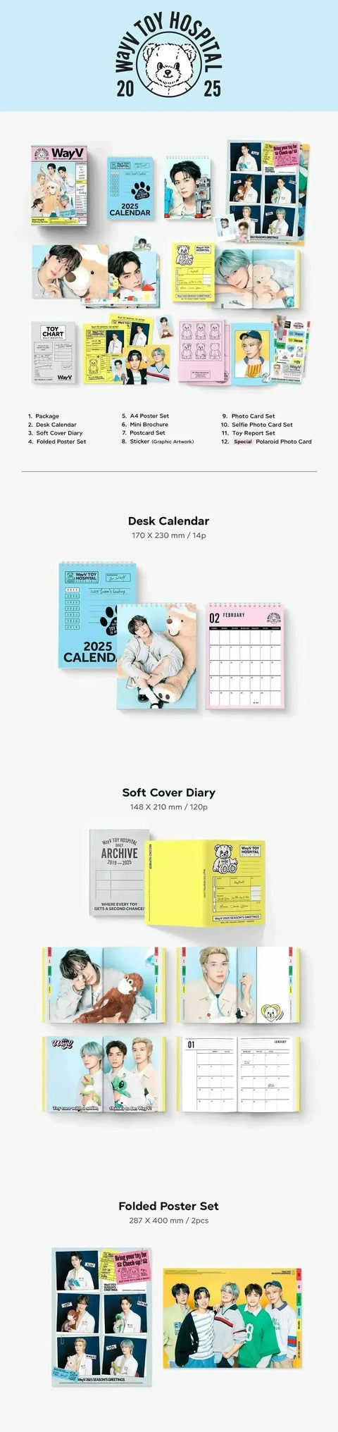 WayV- 2025 Season's Greeting - Pig Rabbit Shop Kpop store Spain