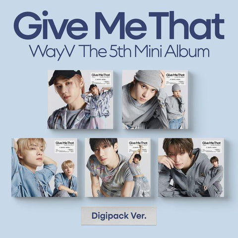 WayV 5th Mini Album - Give Me That (Digipack Ver.) - Pig Rabbit Shop Kpop store Spain