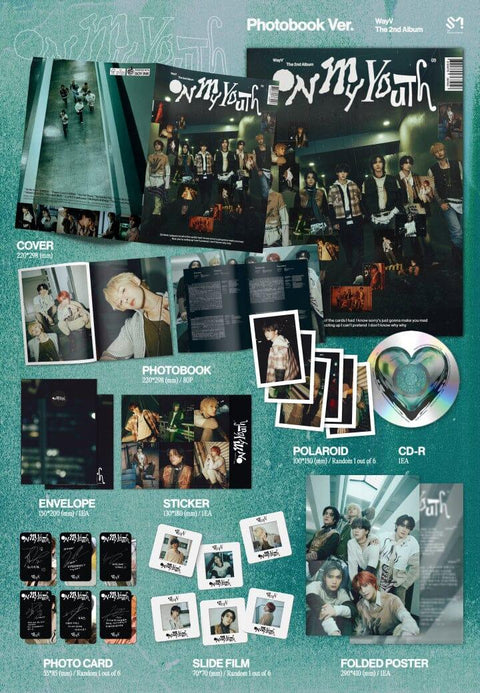 WayV The 2nd Album - On My Youth (Photobook Ver.) - Pig Rabbit Shop Kpop store Spain