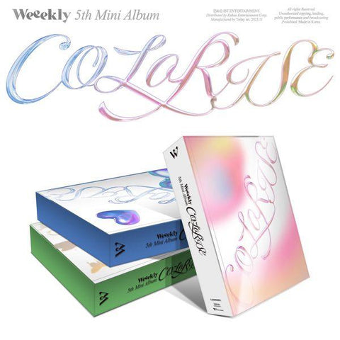 Weeekly 5th Mini Album - ColoRise - Pig Rabbit Shop Kpop store Spain