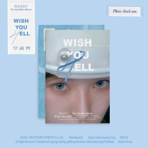 WENDY The 2nd Mini Album - Wish You Hell (Photo Book Ver.) - Pig Rabbit Shop Kpop store Spain