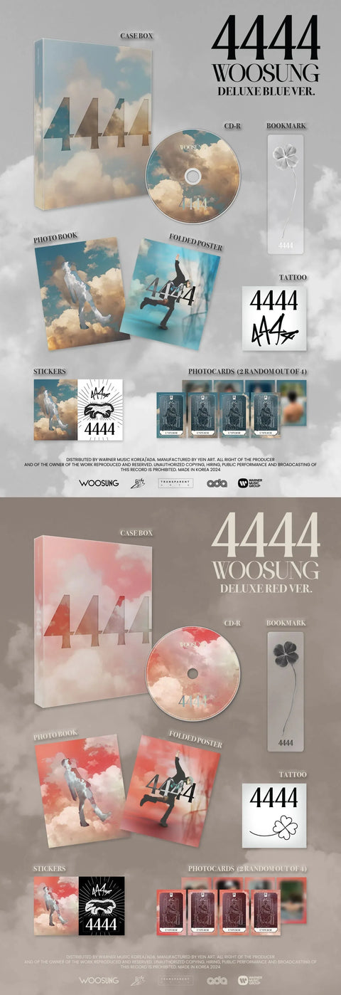 WOOSUNG - 4444 (DELUXE ver.) - Pig Rabbit Shop Kpop store Spain