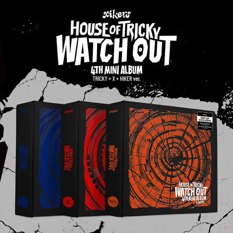 xikers 4th Mini Album - HOUSE OF TRICKY WATCH OUT POP-UP EXCLUSIVE - Pig Rabbit Shop Kpop store Spain