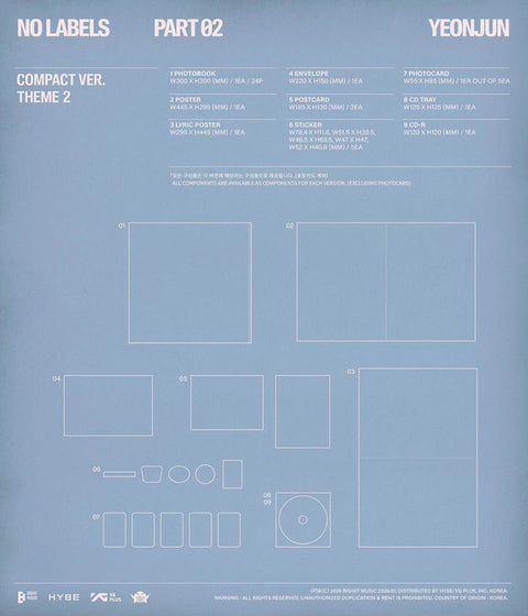 YEONJUN - NO LABELS: PART 02 (Compact Ver.)