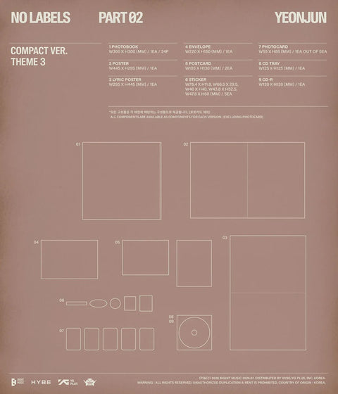 YEONJUN - NO LABELS: PART 02 (Compact Ver.)