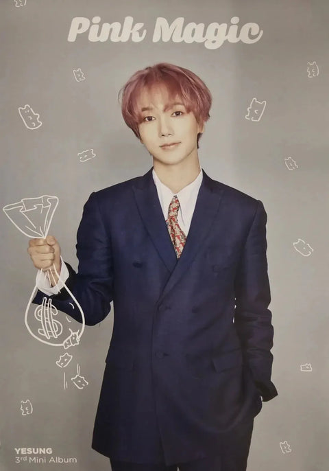 Yesung - Pink Magic POSTER - Pig Rabbit Shop Kpop store Spain