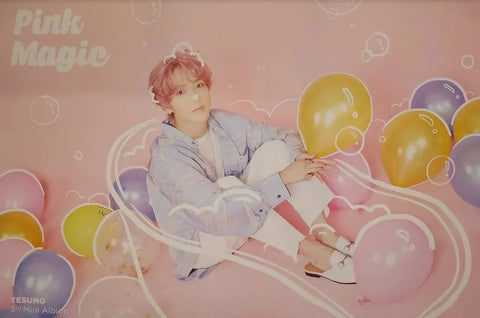 Yesung - Pink Magic POSTER - Pig Rabbit Shop Kpop store Spain