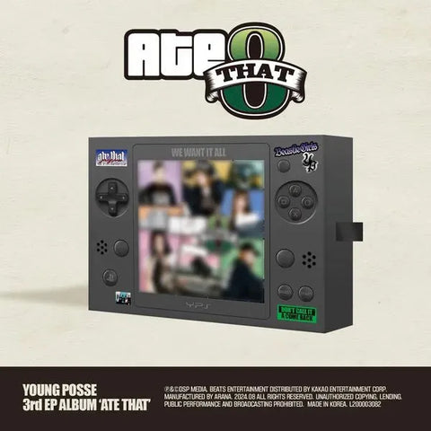 YOUNG POSSE 3rd EP Album - ATE THAT - Pig Rabbit Shop Kpop store Spain