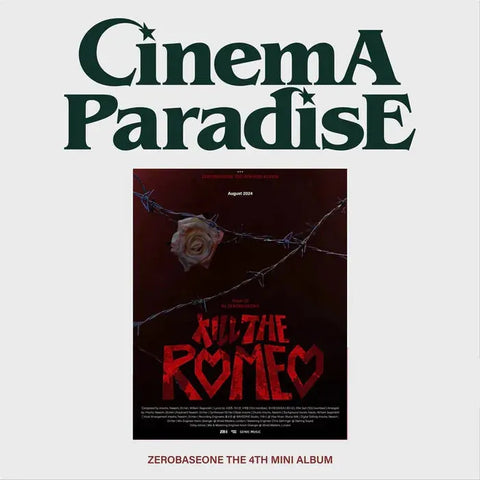 ZEROBASEONE 4TH MINI ALBUM - CINEMA PARADISE (ZEROSE VERSION) - Pig Rabbit Shop Kpop store Spain