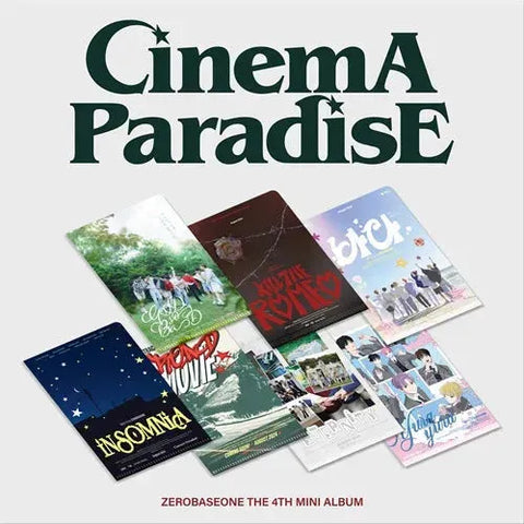 ZEROBASEONE 4TH MINI ALBUM - CINEMA PARADISE (ZEROSE VERSION) - Pig Rabbit Shop Kpop store Spain