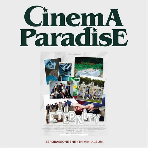 ZEROBASEONE 4TH MINI ALBUM - CINEMA PARADISE (ZEROSE VERSION) - Pig Rabbit Shop Kpop store Spain