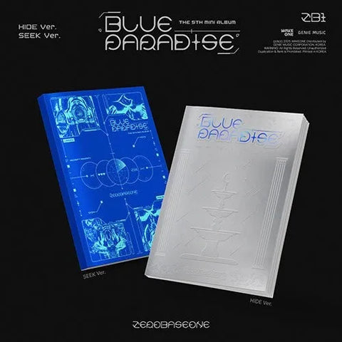 ZEROBASEONE BLUE PARADISE THE 5TH MINI ALBUM STANDARD VER - Pig Rabbit Shop Kpop store Spain