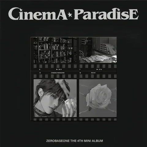 ZEROBASEONE - CINEMA PARADISE THE 4TH MINI ALBUM DIGIPACK VER - Pig Rabbit Shop Kpop store Spain