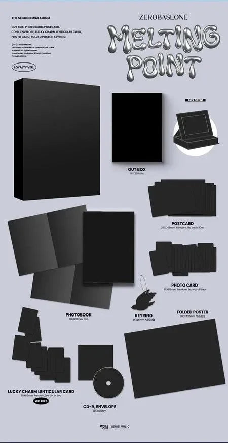 ZEROBASEONE The 2nd Mini Album - MELTING POINT - Pig Rabbit Shop Kpop store Spain