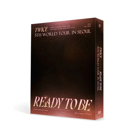 TWICE 5TH WORLD TOUR - READY TO BE IN SEOUL DVD