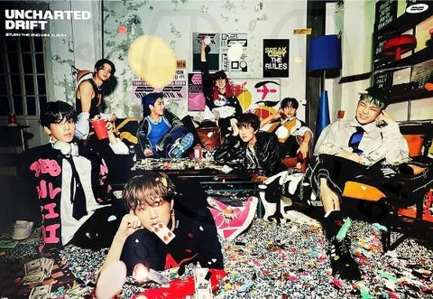 8TURN 2ND MINI ALBUM [ UNCHARTED DRIFT ] (DRIFT VER.) POSTER - Pig Rabbit Shop Kpop store Spain