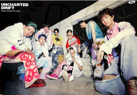 8TURN 2ND MINI ALBUM [UNCHARTED DRIFT ] (UNCHARTED VER.) POSTER - Pig Rabbit Shop Kpop store Spain