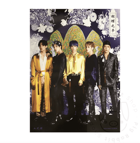 A.C.E - HJZM : The butterfly phantasy [ b ] poster - Pig Rabbit Shop Kpop store Spain