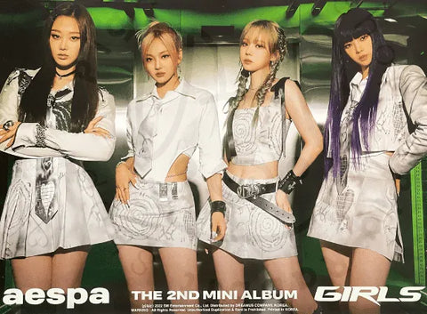 Aespa Mini Album Vol. 2 - Girls (Digipack Ver.) [ b ] poster - Pig Rabbit Shop Kpop store Spain