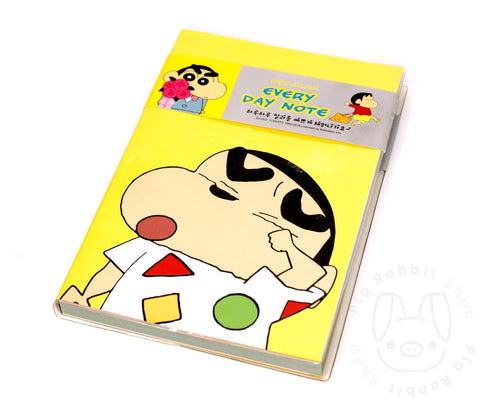 AGENDA PERSONALIZABLE SIN FECHA CRAYON SHIN CHAN - Pig Rabbit Shop Kpop store Spain