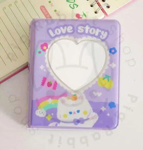 Álbum de fotos MIAO morado con 40 rejillas, photocards kpop - Pig Rabbit Shop Kpop store Spain