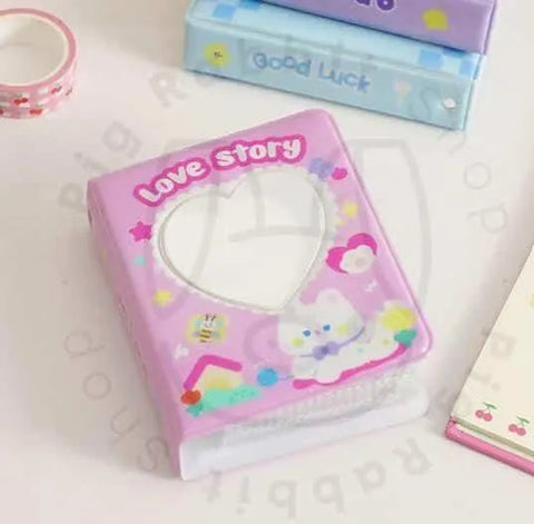 Álbum de fotos MIAO rosa con 40 rejillas, photocards kpop - Pig Rabbit Shop Kpop store Spain