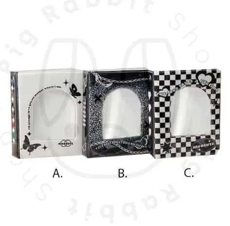 ÁLBUM PHOTOCARD KPOP 20 BOLSILLOS - 40 ESPACIOS BLANCO Y NEGRO - Pig Rabbit Shop Kpop store Spain