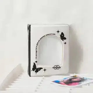 ÁLBUM PHOTOCARD KPOP 20 BOLSILLOS - 40 ESPACIOS BLANCO Y NEGRO - Pig Rabbit Shop Kpop store Spain