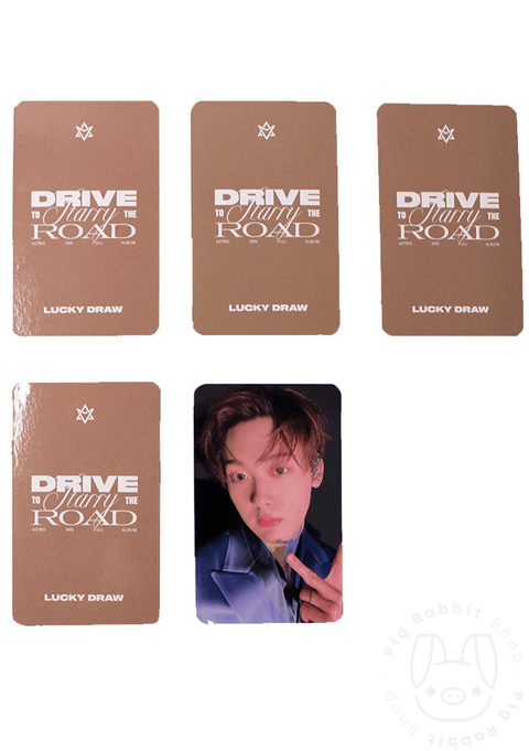 ASTRO Album Vol. 3 - Drive To The Starry Road [ Brown back ] Preorder photocard - Pig Rabbit Shop Kpop store Spain