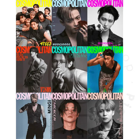ATEEZ COVER COSMOPOLITAN MAGAZINE 2023 AUGUST - Pig Rabbit Shop Kpop store Spain