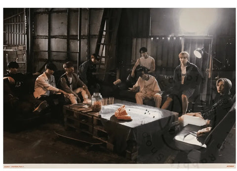 ATEEZ - Zero : fever part 1 [ diary ] poster - Pig Rabbit Shop Kpop store Spain