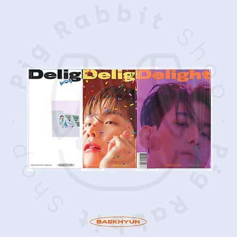 BAEK HYUN Mini Album Vol.2 - Delight - Pig Rabbit Shop Kpop store Spain