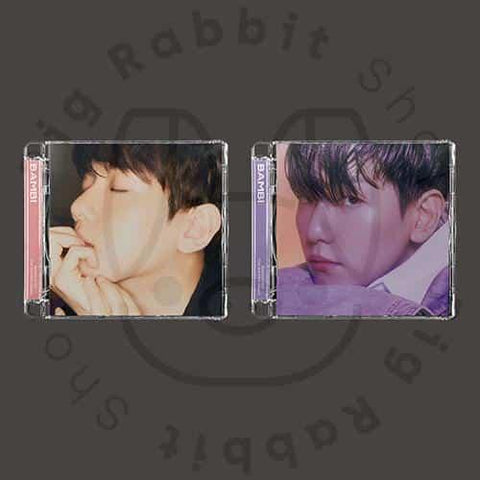 BAEK HYUN Mini Album Vol.3 - Bambi (Jewel Case Ver.) VERSION ALEATORIA - Pig Rabbit Shop Kpop store Spain